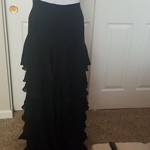 NWOT Ralph Lauren Ruffle Maxi Skirt